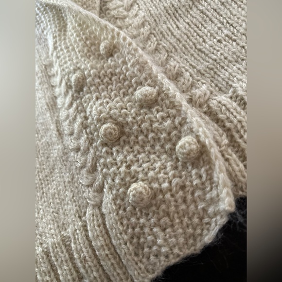 Vintage Beldoch Popper hand knitted Sweater Sz L - Picture 7 of 12